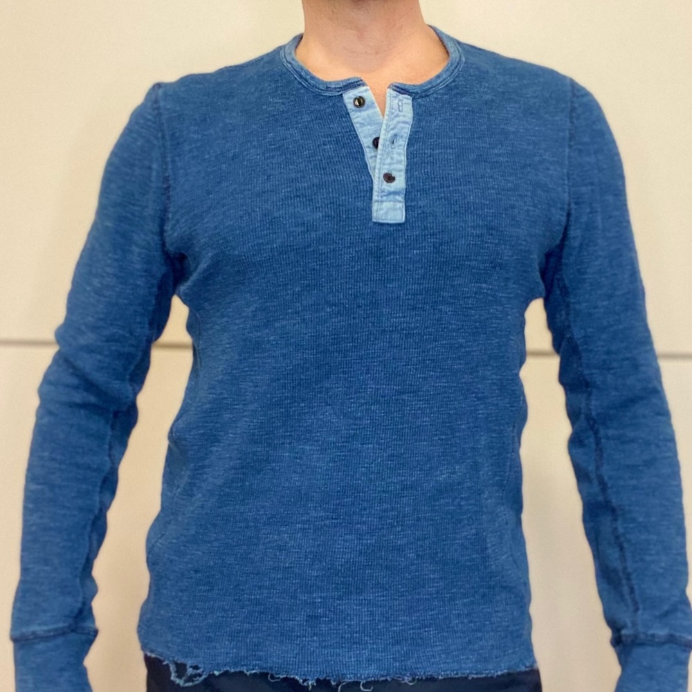 Lucky Brand Thermal Henley T-Shirt Men’s M
